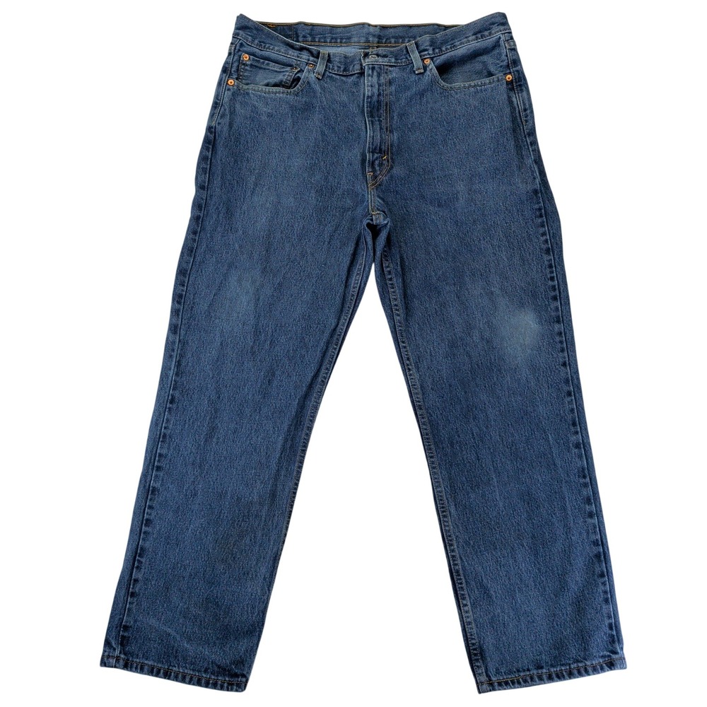 Levi's 550 Relaxed‎ Fit Tapered Leg Men's Jeans 38x30 Medium Wash Blue Denim